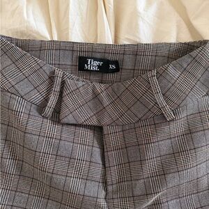 Tiger Mist brown Plaid Trousers